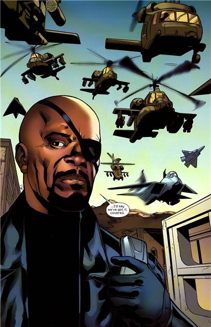 Открытки и картинки с Ником Фьюри