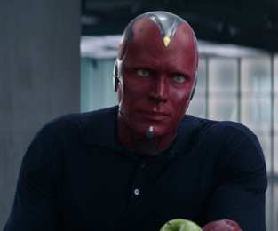 открытки Вижном  Открытки и картинки с персонажем Вселенной Марвел - Виженом 