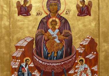 открытки в честь иконы Божьей Матери "Живоносный источник"  Открытки на день иконы Божьей Матери "Живоносный источник"  