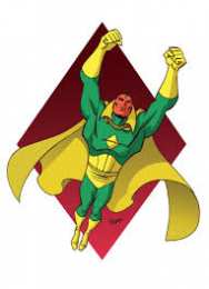 открытки Вижном  Открытки и картинки с персонажем Вселенной Марвел - Виженом 