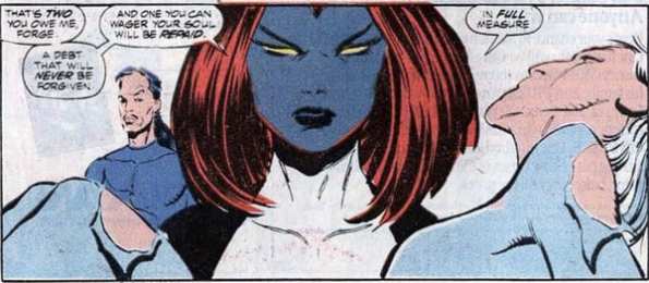 открытки с мистик  Красивые открытки с персонажем вселенной Marvel - Мистик    