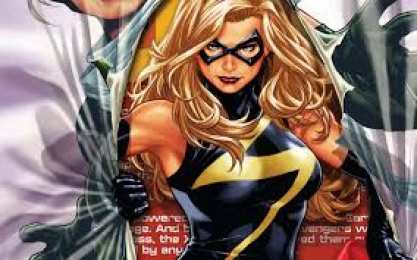 Открытки с Мисс Марвел  Красивые открытки с персонажем вселенной Marvel - Мисс Марвел 