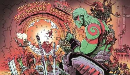 открытки с Драксом Разрушителем  Открытки с персонажем вселенной марвел, стражь галактиик - Дракс 