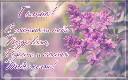 открытки с именем Галина  Красивые открытки с поздравлениями на разные праздники для Галины 