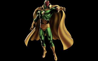 открытки Вижном  Открытки и картинки с персонажем Вселенной Марвел - Виженом 