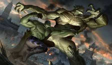 Открытки с героем Мерзость  Открытки с суперзлодеем вселенной Marvel - Мерзостью         