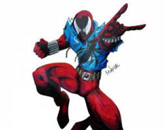 открытки с персонажем Алый Паук Открытки и картинки с персонажем Вселенной Марвел - Алым Пауком 