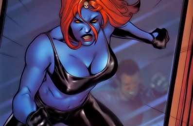 открытки с мистик  Красивые открытки с персонажем вселенной Marvel - Мистик    