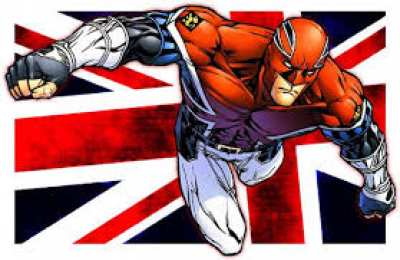 открытки  с Капитаном Британии  Открытки и картинки с персонажем вселенной Marvel - Капитаном Британия 