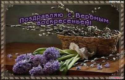 открытки с вербным воскресеньем  Красивые открытки с теплыми пожеланиями на вербное воскресенье 