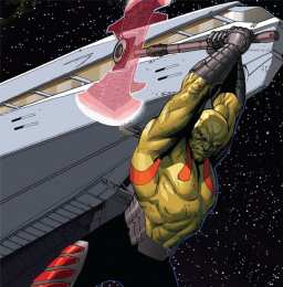 открытки с Драксом Разрушителем  Открытки с персонажем вселенной марвел, стражь галактиик - Дракс 