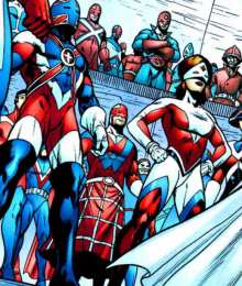 открытки  с Капитаном Британии  Открытки и картинки с персонажем вселенной Marvel - Капитаном Британия 