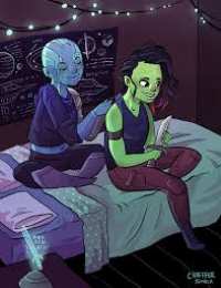 Открытки с Небула  Красочные открытки с персонажем вселенной Marvel - Небула    