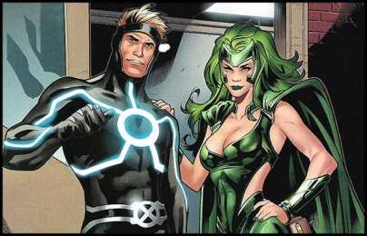 открытки с Полярис  Открытки и картинки с персонажем комиксов Marvel- Полярис     