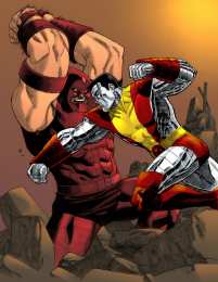 открытки с Джаггернаутом  Яркие открытки с  персонажем  вселенной  марвел - Джаггернаутом 