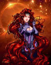 Открытки с Медузой  Красивые открытки с персонажем вселенной Marvel - Медузой   