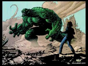 Открытки с героем Мерзость  Открытки с суперзлодеем вселенной Marvel - Мерзостью         