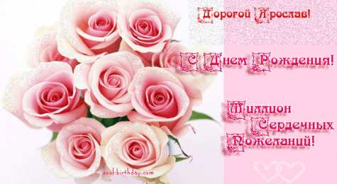 Открытки с именем Ярослав  Яркие и красочные именные открытки для Ярослава                 