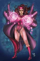 открытки с персонажем Алая Ведьма Открытки и картинки с героем Вселенной Марвел - Алая Ведьма 