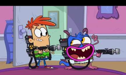 открытки с чудище бансен Яркие и забавные открытки с героями из мультфильма Чудище Бансен 