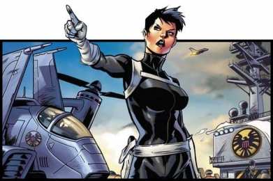 Открытки с Марией Хилл  Красивые открытки с персонажем вселенной Marvel - Марией Хилл 