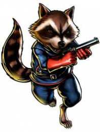 открытки с реактивным енотом  Красочные открытки  с персонажем вселенной - реактивным енотом 