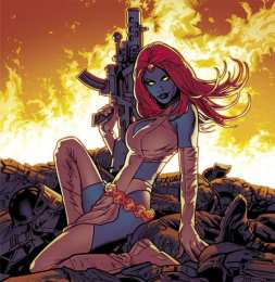 открытки с мистик  Красивые открытки с персонажем вселенной Marvel - Мистик    