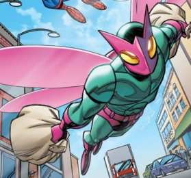 открытки с персонажем Жук Яркие открытки с персонажем комиксов Марвел - Жук                      