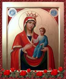 открытки в честь Иверской иконы Божьей Матери  Открытки на день памяти Иверской иконы Божьей Матери              