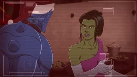 открытки с Женщиной-Халк  Открытки и картинки с персонажем вселенной марвел - Женщиной Халк 