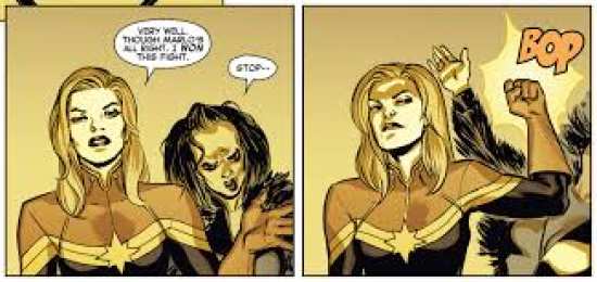 Открытки с Мисс Марвел  Красивые открытки с персонажем вселенной Marvel - Мисс Марвел 