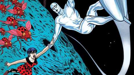 открытки с серебряным серфером  Открытки с персонажем вселенной Marvel - Серебряным Сёрфером    