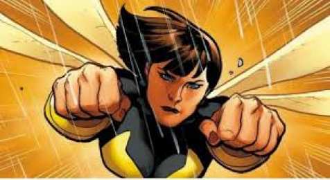 Открытки с Осой  Красочные открытки  с персонажем вселенной Marvel - Осой     