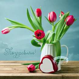 открытки с тюльпанами на день рождения Красивые открытки с тюльпанами на день рождения              