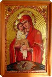 открытки в честь Почаевской иконы Божьей Матери  Открытки на день Почаевской иконы Божьей Матери                       