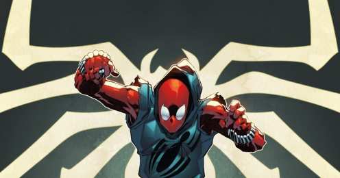 открытки с персонажем Алый Паук Открытки и картинки с персонажем Вселенной Марвел - Алым Пауком 