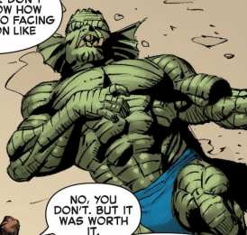 Открытки с героем Мерзость  Открытки с суперзлодеем вселенной Marvel - Мерзостью         