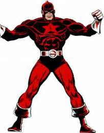 Открытки с Красным Стражем  Открытки и картинки с персонажем вселенной Marvel - Красным Стражем 