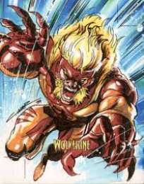 Открытки с Саблезубым  Открытки с персонажем вселенной Marvel - Саблезубым          