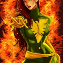 открытки с Джиной Грей  Открытки и картинки с персонажем вселенной Марвел - Джин Грей 