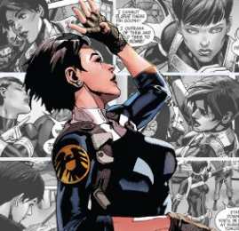 Открытки с Марией Хилл  Красивые открытки с персонажем вселенной Marvel - Марией Хилл 