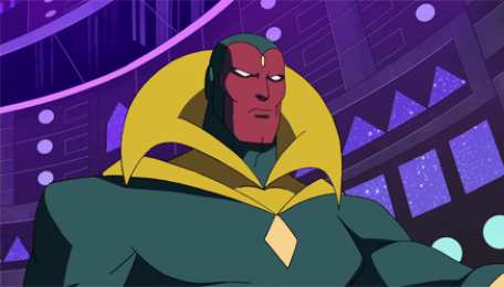 открытки Вижном  Открытки и картинки с персонажем Вселенной Марвел - Виженом 