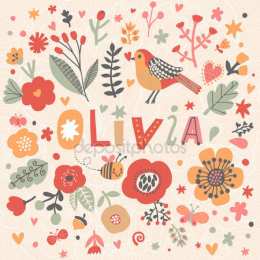 открытки с именем Оливия  Именные открытки с поздравлениями и пожеланиями для Оливии   
