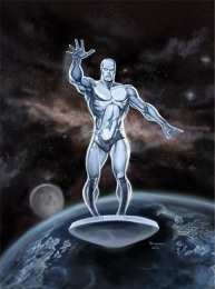 открытки с серебряным серфером  Открытки с персонажем вселенной Marvel - Серебряным Сёрфером    