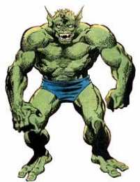 Открытки с героем Мерзость  Открытки с суперзлодеем вселенной Marvel - Мерзостью         