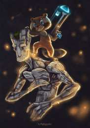 открытки с Грутом  Открытки и картинки с персонажем вселенной марвел - Грут      