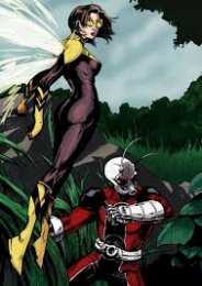 Открытки с Осой  Красочные открытки  с персонажем вселенной Marvel - Осой     