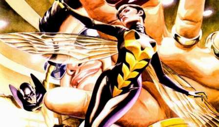 Открытки с Осой  Красочные открытки  с персонажем вселенной Marvel - Осой     