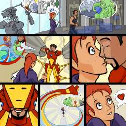 открытки с Пеппер Поттс  Открытки и картинки с персонажем вселенной Marvel - Пеппер Поттс 