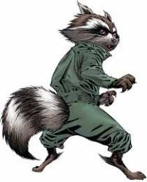 открытки с реактивным енотом  Красочные открытки  с персонажем вселенной - реактивным енотом 